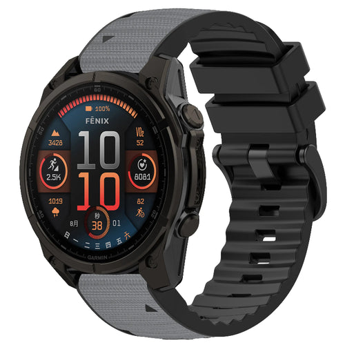 Garmin Instinct 2 Hybrid Nylon Strap (Light Grey)