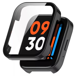 Realme Watch 3 PC Case with Glass (Black)