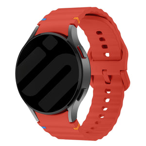 Samsung Galaxy Watch 4 Classic 46mm Wave Strap (Red)