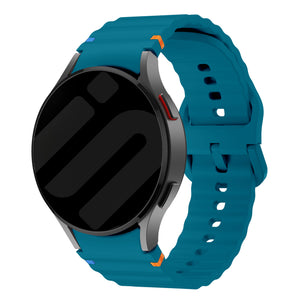 Samsung Galaxy Watch 4 44mm Wave Strap (Greenblue)