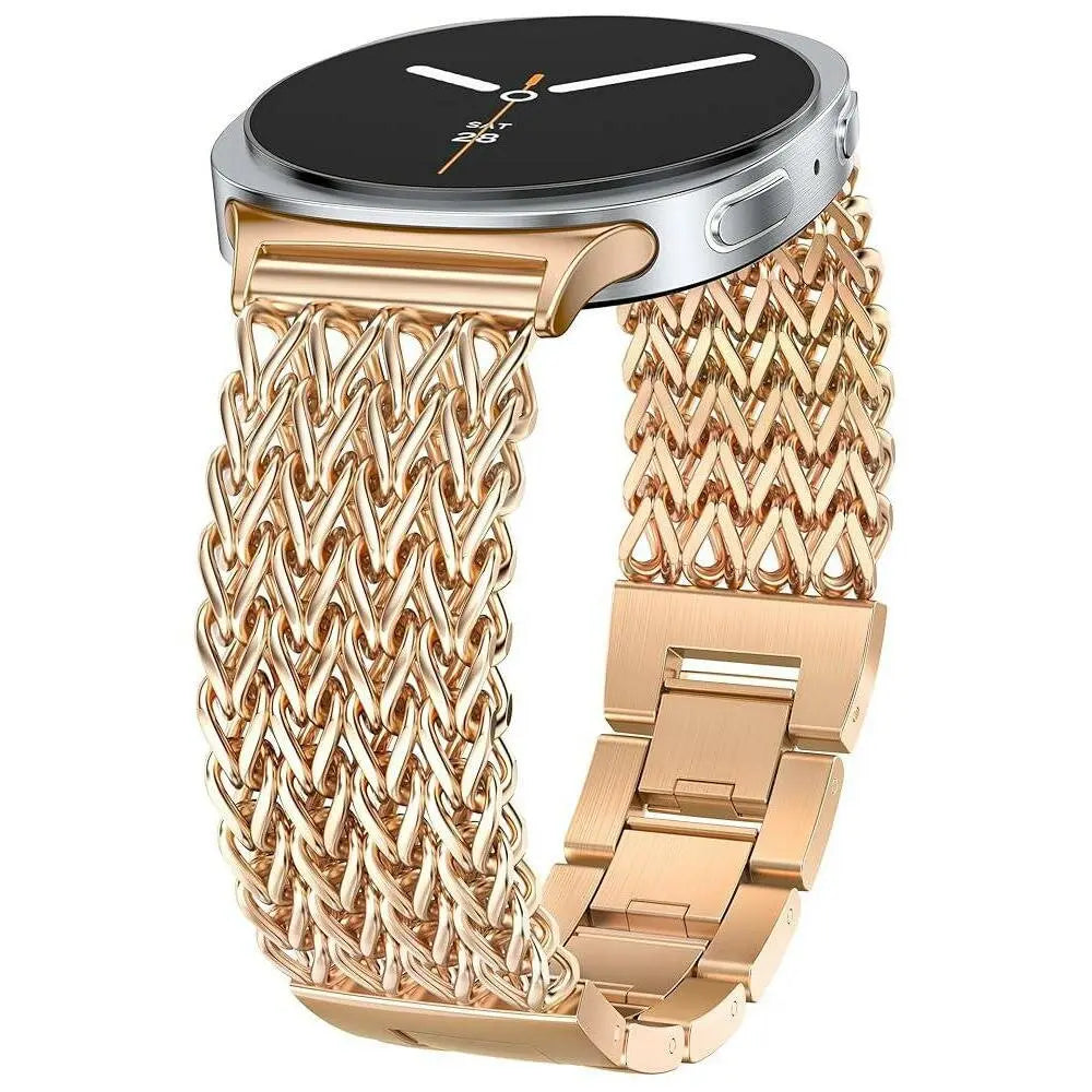 Samsung Galaxy Watch 8 - 40mm Metal Mesh Strap (Rose Gold)