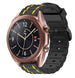 Samsung Galaxy Watch 3 41mm Silicone Strap Tough (Black/Yellow)