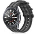 Samsung Galaxy Watch 3 45mm Nylon Strap with Buckle (Black/Grey)