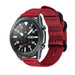 Samsung Galaxy Watch 3 45mm Nylon Strap with Buckle (Red)