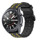 Samsung Galaxy Watch 3 45mm Silicone Strap Tough (Black/Yellow)