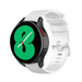 Samsung Galaxy Watch 4 40mm Premium Silicone Strap (White)