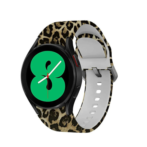 Print Silicone Strap, on a watch, 3/4 front view