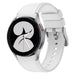 Samsung Galaxy Watch 4 (44mm) Silicone Strap Perfect Fit (White)