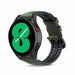 Samsung Galaxy Watch 4 44mm Silicone/Leather Strap (Green)