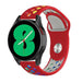 Samsung Galaxy Watch 4 44mm Sport Strap (Red/Rainbow)