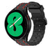 Samsung Galaxy Watch 4 44mm Silicone Strap Tough (Black/Red)