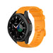 Samsung Galaxy Watch 4 Classic 42mm Premium Silicone Strap (Orange)