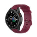 Samsung Galaxy Watch 4 Classic 42mm Premium Silicone Strap (Dark Red)