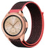 Samsung Galaxy Watch 42mm Nylon Strap (Black/Coral)