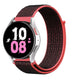 Samsung Galaxy Watch 5 44mm Nylon Strap (Black/Coral)
