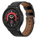 Samsung Galaxy Watch 5 Pro Leather Strap (Smooth Black)