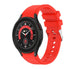 Samsung Galaxy Watch 5 Pro Silicone Strap Perfect Fit (Red)