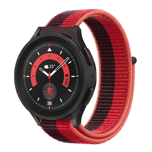 Nylon Strap, on a watch, 3/4 front view