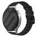 Polar Ignite Silicone/Leather Strap (Black/Brown)