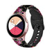 Pink Flower Samsung Galaxy Watch Active Strap