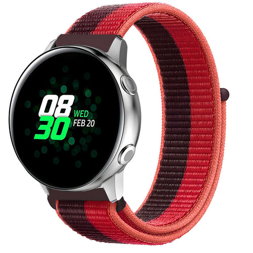 Nylon Strap, on a watch, 3/4 front view