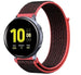 Samsung Galaxy Watch Active Nylon Strap (Black/Coral)