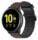 Samsung Galaxy Watch Active Silicone Strap Tough (Black/Red)