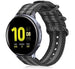 Samsung Galaxy Watch Active Nylon Strap with Buckle (Black/Grey)