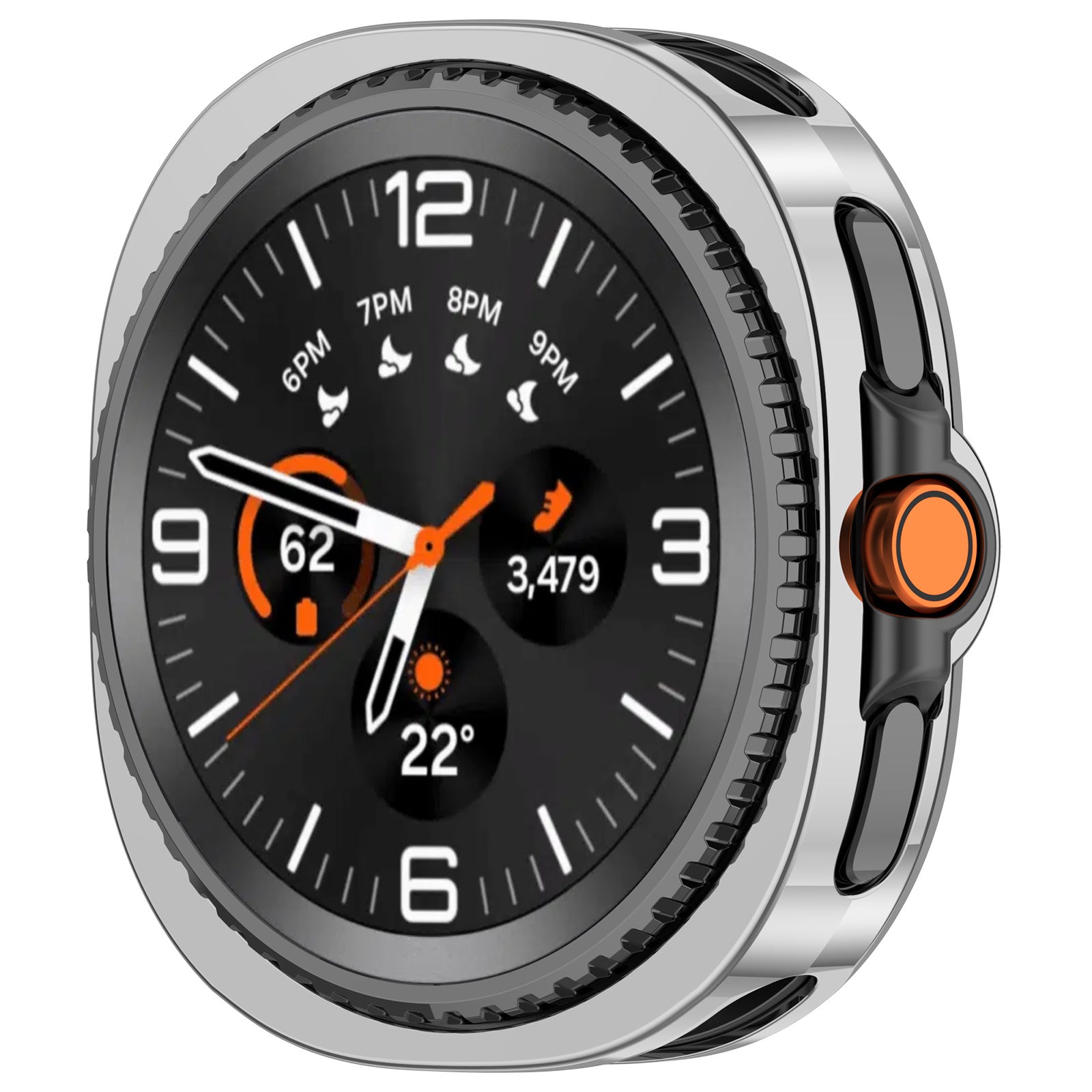Samsung Galaxy Watch 8 Classic TPU Case (Silver)