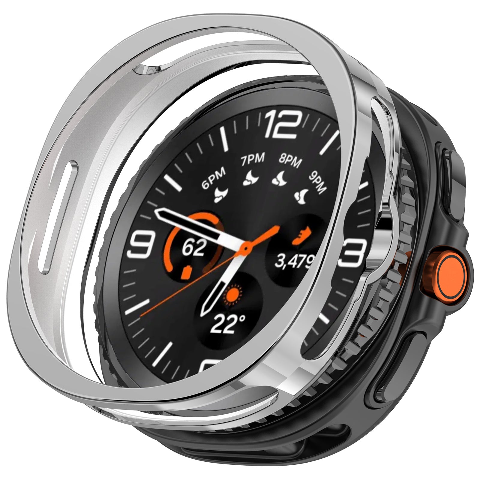 Samsung Galaxy Watch 8 Classic TPU Case (Silver)