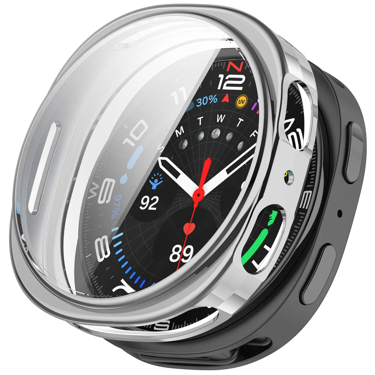 Samsung Galaxy Watch 8 - 44mm / 9 - 44mm TPU Case (Silver)