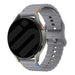 Samsung Galaxy Watch 3 45mm Wave Silicone Strap (Dark Gray)