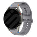 Samsung Galaxy Watch 3 45mm Wave Silicone Strap (Dark Gray)