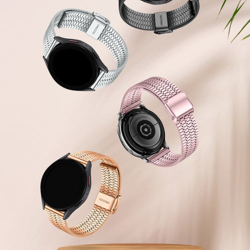 Withings ScanWatch 2 - 42mm Fine Steel Strap (Rose Pink)