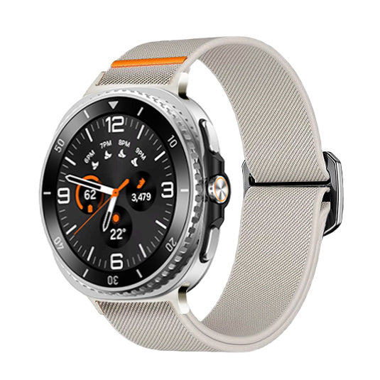 Samsung Galaxy Watch 8 - 44mm Elastic Strap (Starlight)