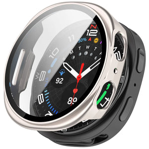 Samsung Galaxy Watch 8 - 40mm / 9 - 40mm Hard Case with Glass (Starlight)