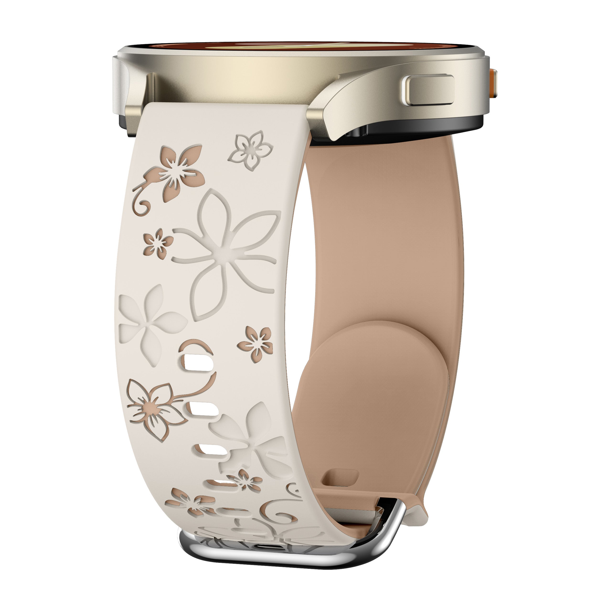 Xiaomi Watch S4 - 41mm Flower Silicone Strap (Starlight/Beige)