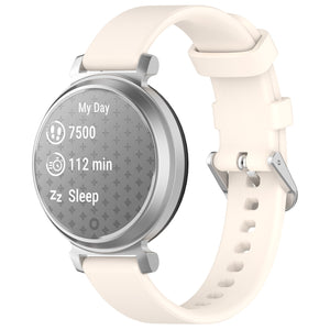 Pebble Round 2 - 14mm Silicone Classic Strap (Starlight)