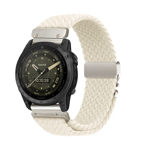 Garmin Descent MK2S Braided Strap P-Buckle (Starlight)