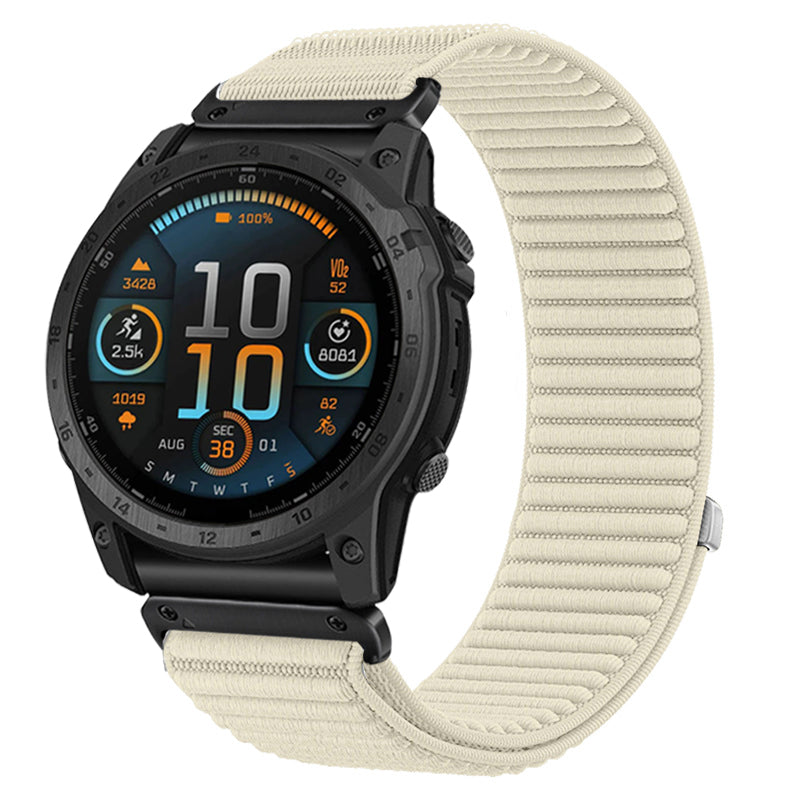 Garmin Instinct E - 40mm Wave Nylon Strap (Starlight)
