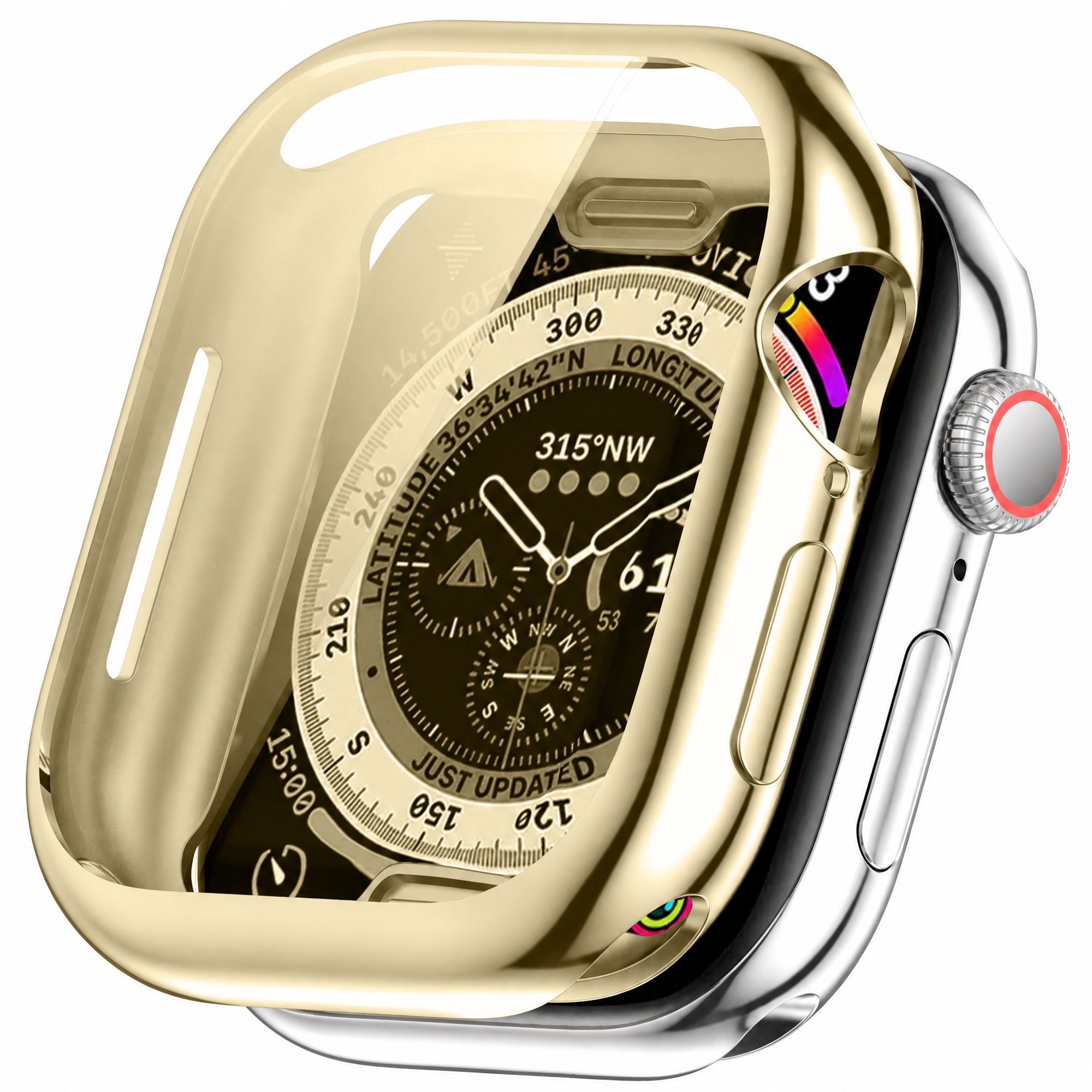 Apple Watch 10 & 11 - 42mm TPU Case (Starlight-Gold)