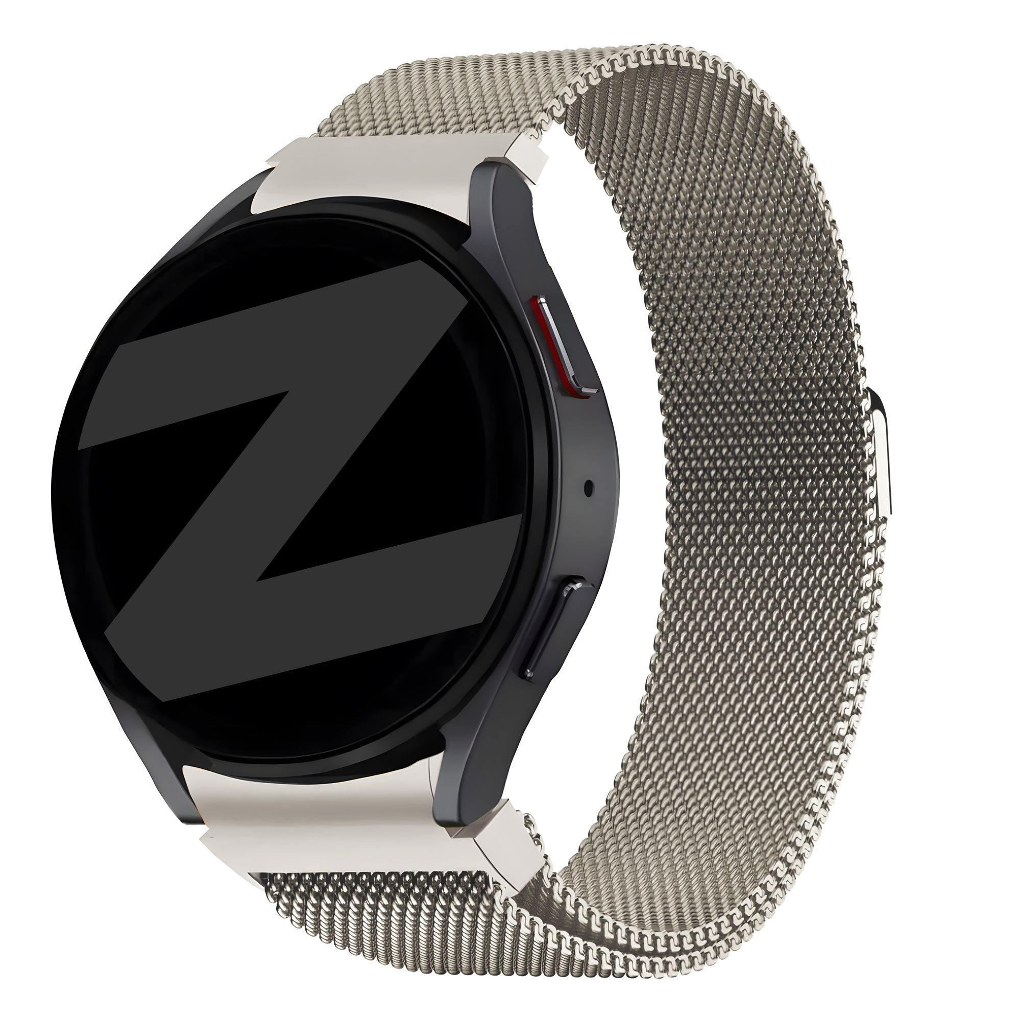 Bandz Samsung Galaxy Watch 4 44mm Milanese Loop Strap (Starlight)