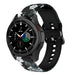 Samsung Galaxy Watch 4 Classic 46mm Strap Grey Flowers