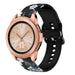 Grey Flower Samsung Galaxy Watch 42mm Strap