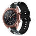 Grey Flower Samsung Galaxy Watch 3 41mm Strap
