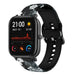 Grey Flower Xiaomi Amazfit GTS Strap