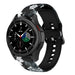 Samsung Galaxy Watch 4 Classic 42mm Strap Grey Flowers