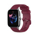 Amazfit GTS 3 Premium Silicone Strap (Dark Red)
