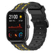 Xiaomi Amazfit GTS Silicone Strap Tough (Black/Yellow)