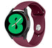Samsung Galaxy Watch 4 44mm Silicone Strap (Burgundy Red)